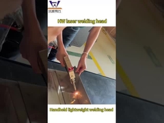 Máy hàn laser động cơ đơn cầm tay 2000W để hàn nhôm và thép cacbon