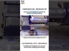 Máy hàn laser phản hồi âm năng lượng YAG HanWei cho pin hình trụ