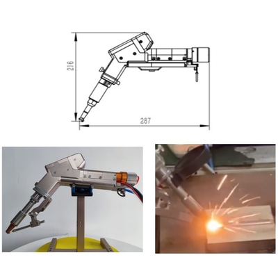 Giá tốt. Máy hàn laser động cơ đơn cầm tay nhẹ để hàn nhôm 4mm trực tuyến