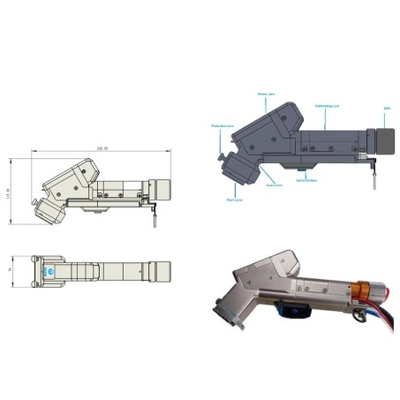 Giá tốt. Máy làm sạch laser cầm tay công nghệ cao 2000W với chế độ đầu ra laser CW trực tuyến
