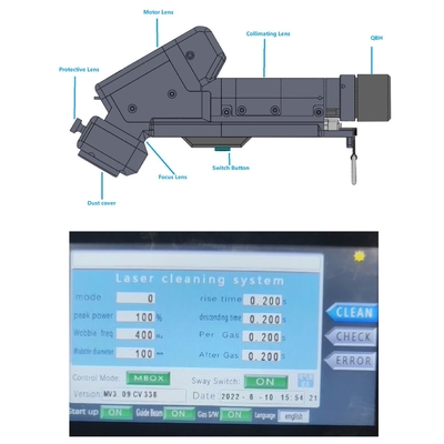 Giá tốt. Máy làm sạch laser động cơ đơn cầm tay 1500W để làm sạch thép và thép không gỉ trực tuyến