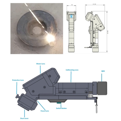 Giá tốt. Máy làm sạch laser động cơ đơn cầm tay với màn hình cảm ứng trực tuyến
