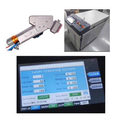 Giá tốt. Máy làm sạch laser động cơ đơn cầm tay 1500W với kích thước chùm làm sạch điều chỉnh 0-300mm trực tuyến