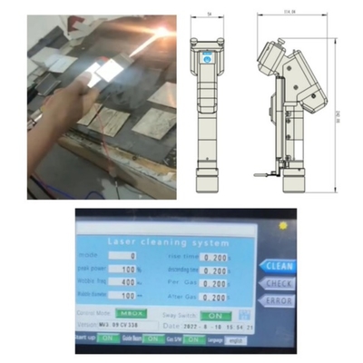 Giá tốt. Máy rửa laser động cơ đơn cầm tay 2000W với đầu nối QBH trực tuyến