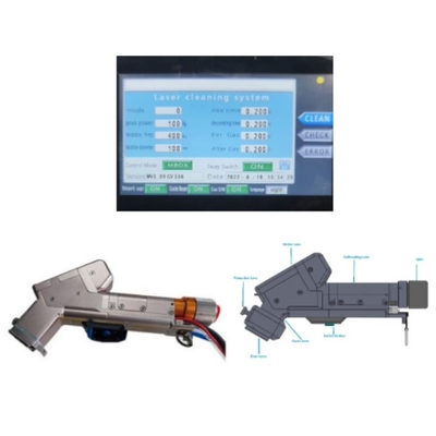 Giá tốt. Máy làm sạch laser cầm tay với kích thước chùm làm sạch laser 0-300mm cho thép carbon trực tuyến