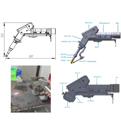 Giá tốt. Đầu laser di động 3 trong 1 Thiết bị hàn laser hỗ trợ hàn / làm sạch và cắt trực tuyến