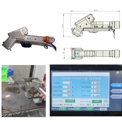 Giá tốt. Máy làm sạch laser cầm tay công nghiệp cho kim loại thép carbon với kích thước chùm tia 0-300mm trực tuyến